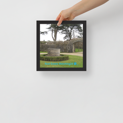 Nature's Wonders Framed poster with realestatematching24 with key Logo