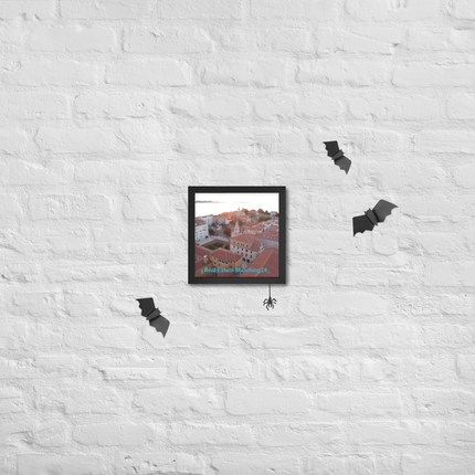 Roof Sunset View Framed poster with realestatematching24 without key Logo