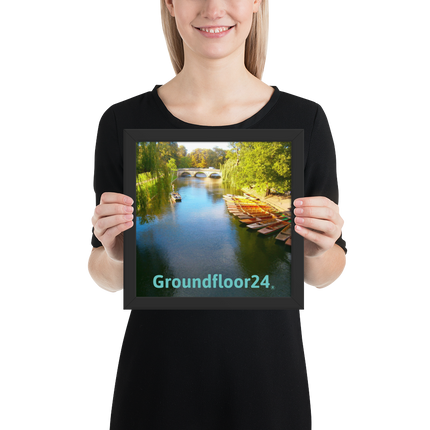 Beautiful Nature Framed poster with Groundfloor24 without House Logo