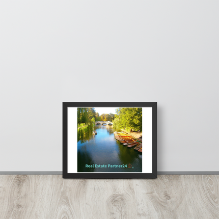 Beautiful Nature Framed poster with realestatepartner24 with house Logo