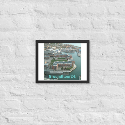 Nice City Framed poster with Groundfloor24 without House Logo