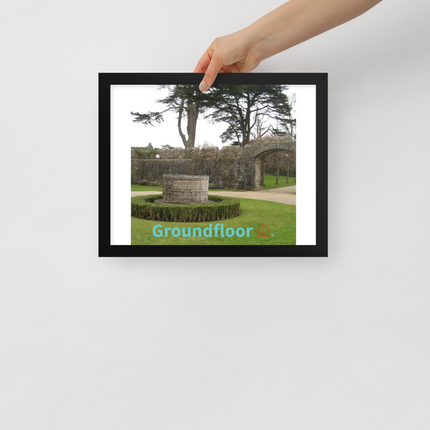 Nature's Wonders Framed poster with Groundfloor with House Logo