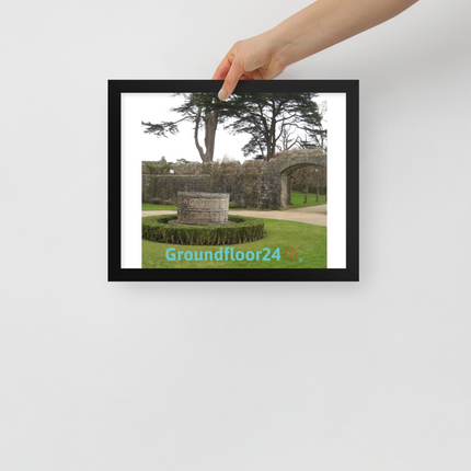 Nature's Wonders Framed poster with Groundfloor24 with House Logo