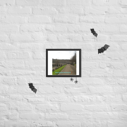 Majestic Palace Framed poster with realestatepartner24 with house Logo