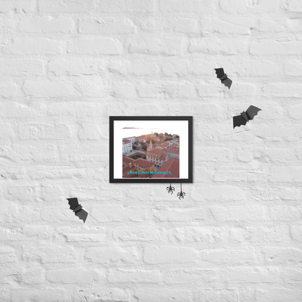 Roof Sunset View Framed poster with realestatematching24 without key Logo