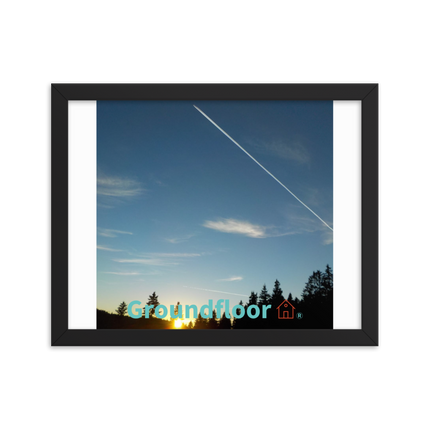 Attractive Sinari Framed poster with Groundfloor with House Logo