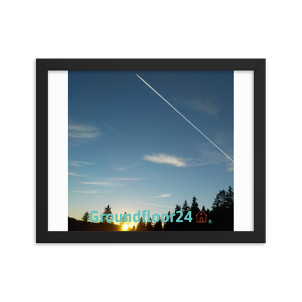 Attractive Sinari Framed poster with Groundfloor24 with House Logo
