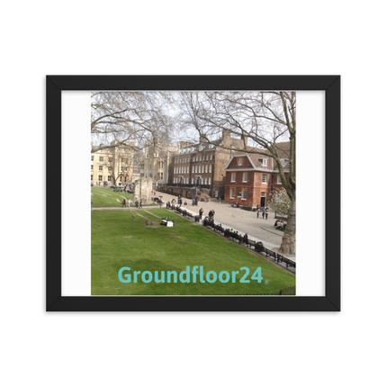 Beautiful Park Framed poster with Groundfloor24 without House Logo