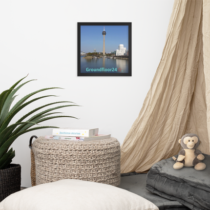 Lovely Sinari Framed poster with Groundfloor24 Logo