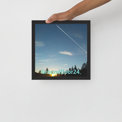 Attractive Sinari Framed poster with Groundfloor24 without House Logo