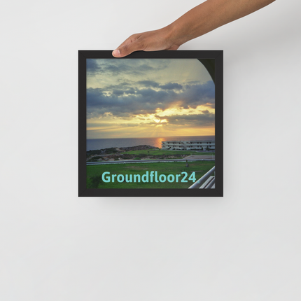 Natural View Framed poster with Groundfloor24 without House Logo