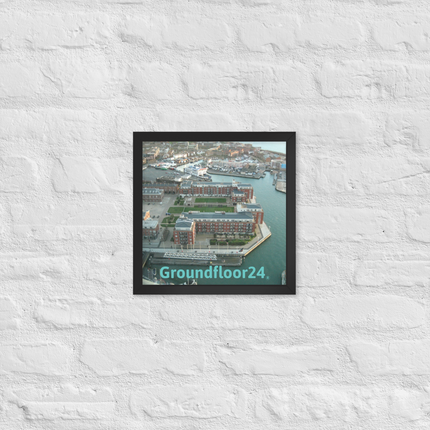 Nice City Framed poster with Groundfloor24 without House Logo