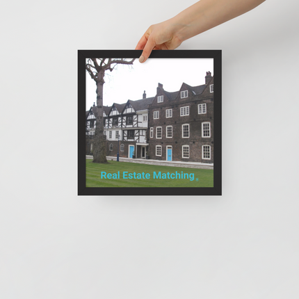 Beautiful Palace Framed poster with realestatematching without key Logo