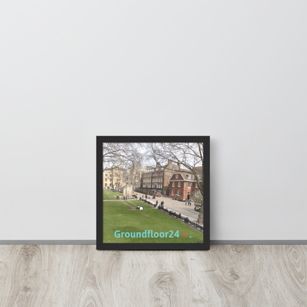 Beautiful Park Framed poster with Groundfloor24 with House Logo