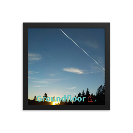 Attractive Sinari Framed poster with Groundfloor with House Logo