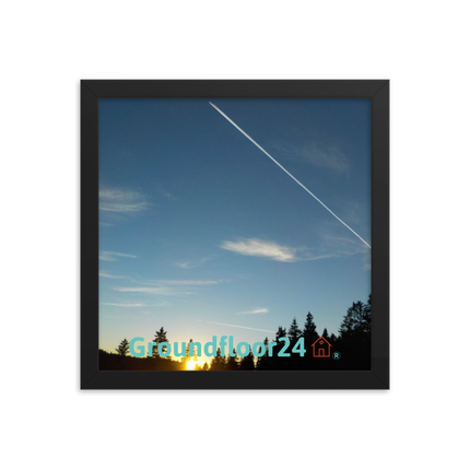 Attractive Sinari Framed poster with Groundfloor24 with House Logo