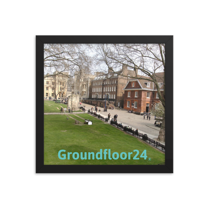 Beautiful Park Framed poster with Groundfloor24 without House Logo
