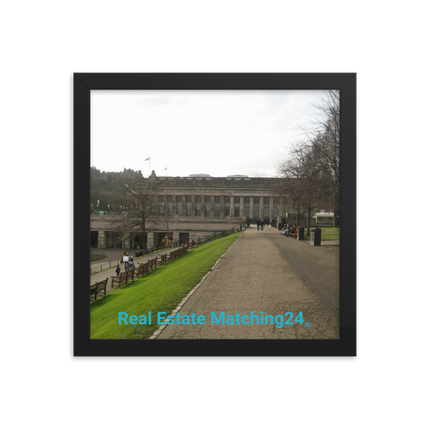 Majestic Palace Framed poster with realestatematching24 without key Logo