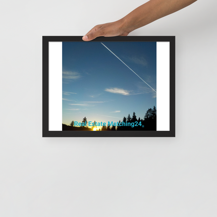 Attractive Sinari Framed poster with realestatematching24 without key Logo