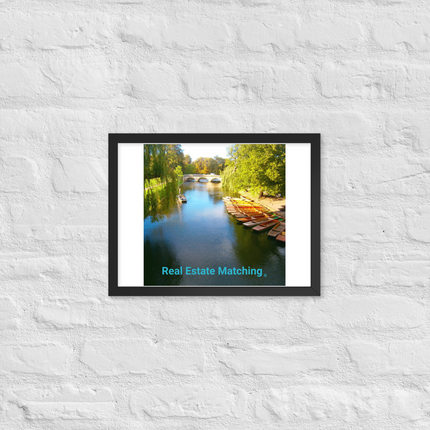 Beautiful Nature Framed poster with realestatematching without key Logo