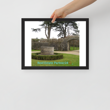 Nature's Wonders Framed poster with realestatepartner24 with house Logo