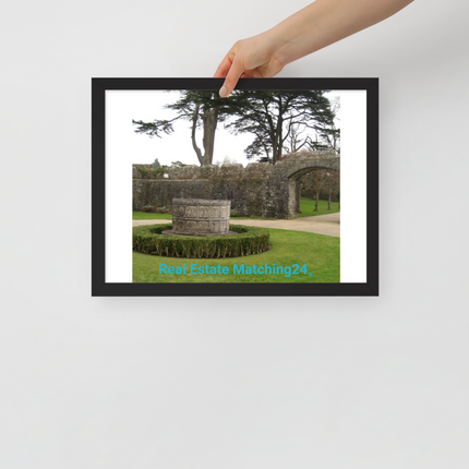 Nature's Wonders Framed poster with realestatematching24 without key Logo