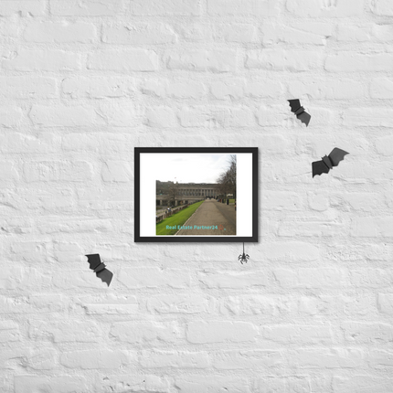 Majestic Palace Framed poster with realestatepartner24 with house Logo
