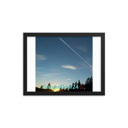 Attractive Sinari Framed poster with Groundfloor24 with House Logo