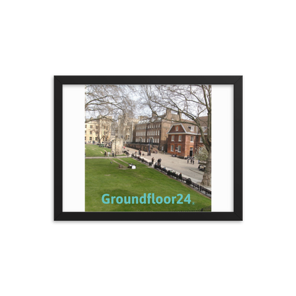 Beautiful Park Framed poster with Groundfloor24 without House Logo