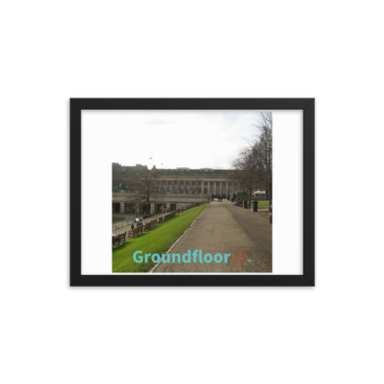 Majestic Palace Framed poster with Groundfloor with House Logo