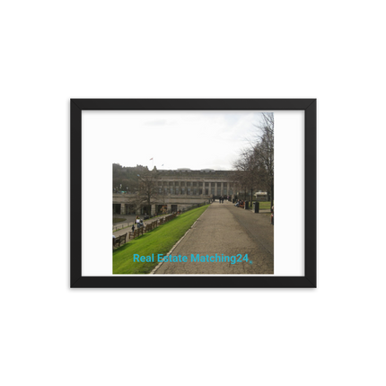 Majestic Palace Framed poster with realestatematching24 without key Logo