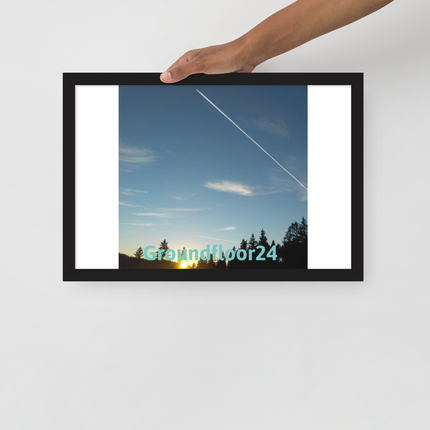 Attractive Sinari Framed poster with Groundfloor24 without House Logo