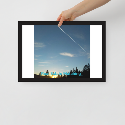 Attractive Sinari Framed poster with realestatematching without key Logo