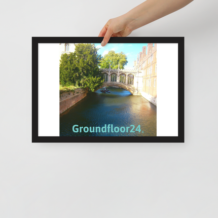 Beautiful Canel Framed poster with Groundfloor24 without House Logo