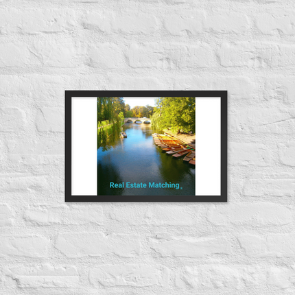 Beautiful Nature Framed poster with realestatematching without key Logo