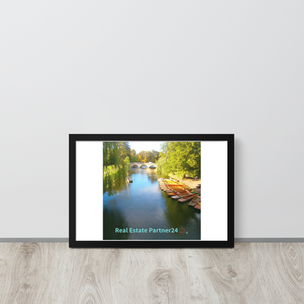 Beautiful Nature Framed poster with realestatepartner24 with house Logo