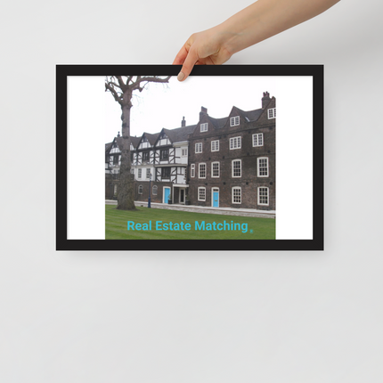 Beautiful Palace Framed poster with realestatematching without key Logo