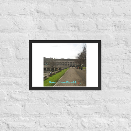 Majestic Palace Framed poster with groundfloorview24 with House Logo