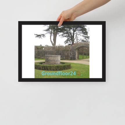 Nature's Wonders Framed poster with Groundfloor24 with House Logo