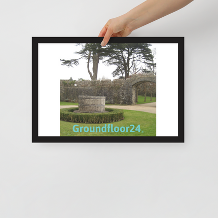 Nature's Wonders Framed poster with Groundfloor24 without House Logo