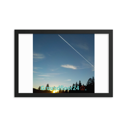 Attractive Sinari Framed poster with Groundfloor24 with House Logo