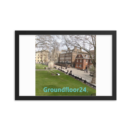 Beautiful Park Framed poster with Groundfloor24 without House Logo