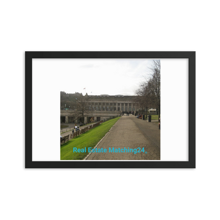 Majestic Palace Framed poster with realestatematching24 without key Logo