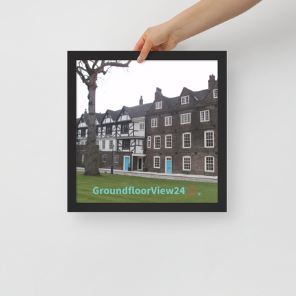 Beautiful Palace Framed poster with groundfloorview24 with House Logo