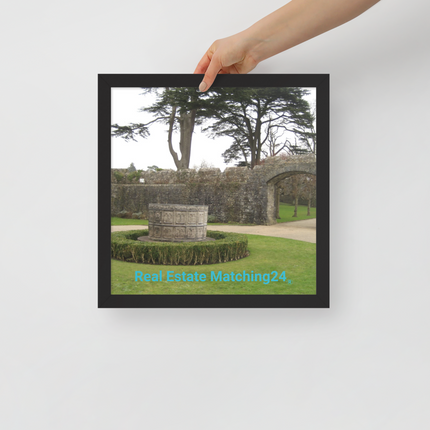 Nature's Wonders Framed poster with realestatematching24 without key Logo