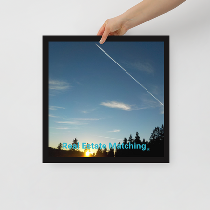 Attractive Sinari Framed poster with realestatematching without key Logo
