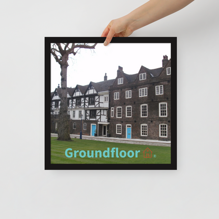 Beautiful Palace Framed poster with Groundfloor with House Logo
