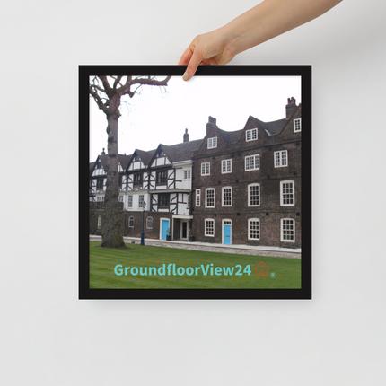 Beautiful Palace Framed poster with groundfloorview24 with House Logo