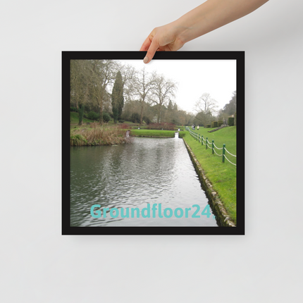 Lakeside Beauty Framed poster with Groundfloor24 without House Logo
