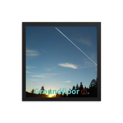 Attractive Sinari Framed poster with Groundfloor with House Logo